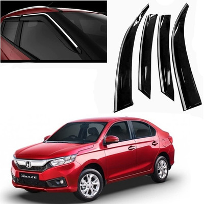 Ds enterprise For Non-convertibles Front, Rear Wind Deflector(Tinted Honda Amaze)
