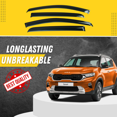 SHADESET For Convertibles Front, Rear Wind Deflector(Tinted Kia Sonet)