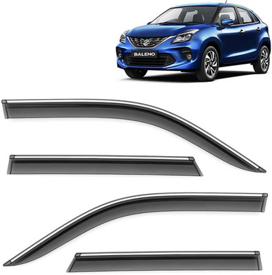 Kingsway For Non-convertibles Front, Rear Wind Deflector(Tinted Maruti Baleno)