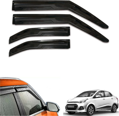 motobridge For Non-convertibles Front, Rear Wind Deflector(Tinted Hyundai Xcent)