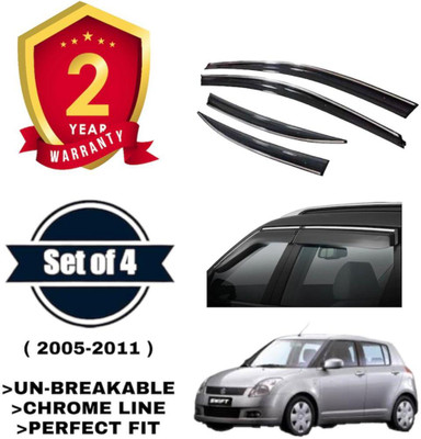 VIZOLT For Non-convertibles Front Wind Deflector(Tinted NA Swift)