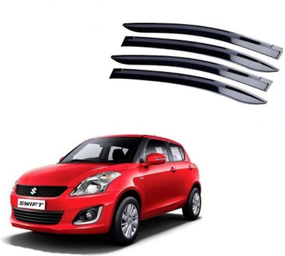 motobridge For Non-convertibles Front, Rear Wind Deflector(Tinted Maruti Swift)