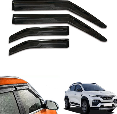 motobridge For Non-convertibles Front, Rear Wind Deflector(Tinted Renault Kiger)