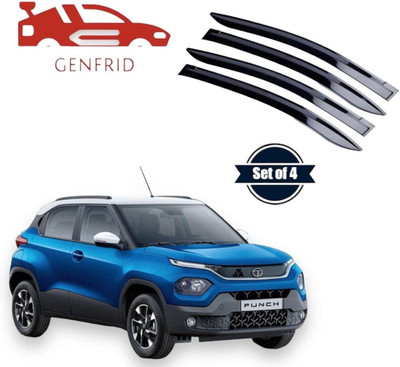 GENFRID For Non-convertibles Front Wind Deflector(Tinted Tata NA)