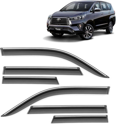 ANiiTEK For Non-convertibles Rear, Front Wind Deflector(Tinted Toyota Innova)