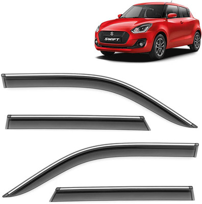 Kingsway For Non-convertibles Front, Rear Wind Deflector(Tinted Maruti Swift)