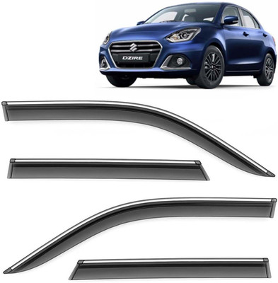 Kingsway For Non-convertibles Front, Rear Wind Deflector(Tinted Maruti Swift Dzire)