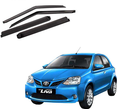 motobridge For Convertibles Front, Rear Wind Deflector(Tinted Toyota Etios Liva)
