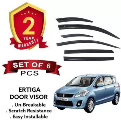 ANiiTEK For Non-convertibles Front, Rear Wind Deflector(Tinted Maruti Ertiga)
