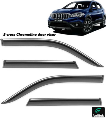ANiiTEK For Non-convertibles Rear, Front Wind Deflector(Tinted HYUNDAI S-Cross)