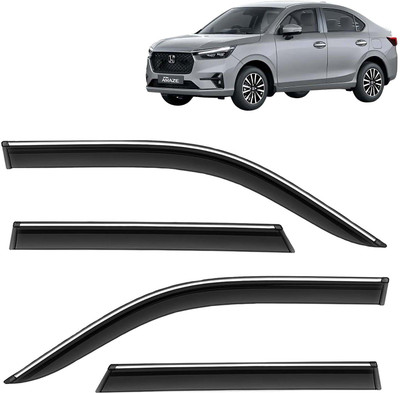 Kingsway For Non-convertibles Front, Rear Wind Deflector(Tinted Honda Amaze)