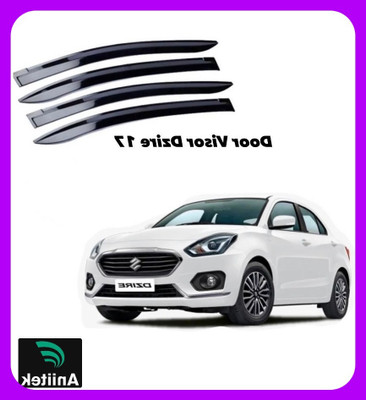 ANiiTEK For Non-convertibles Rear, Front Wind Deflector(Tinted Maruti New Dzire)