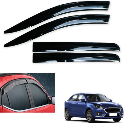 PEEPS STORE For Non-convertibles Front, Rear Wind Deflector(NA Maruti New Dzire)