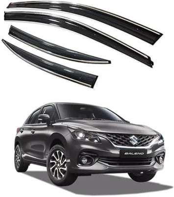 VKUNIVERSE For Non-convertibles Rear, Front Wind Deflector(Clear Maruti Baleno)