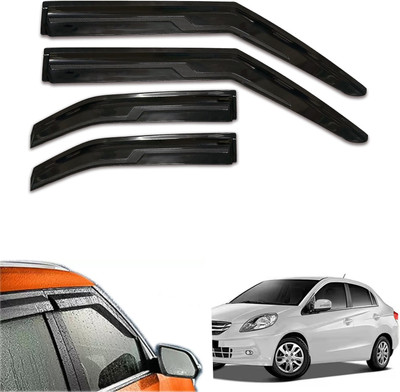 motobridge For Non-convertibles Front, Rear Wind Deflector(Tinted Honda Amaze)