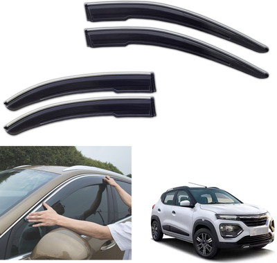 motobridge For Non-convertibles Front, Rear Wind Deflector(Tinted Renault Kwid 1.0 RXT Petrol)