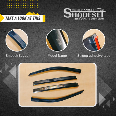 SHADESET For Convertibles Front, Rear Wind Deflector(Tinted HYUNDAI Elite i20, Elite i20 Asta 1.2, Elite i20 Era 1.2)