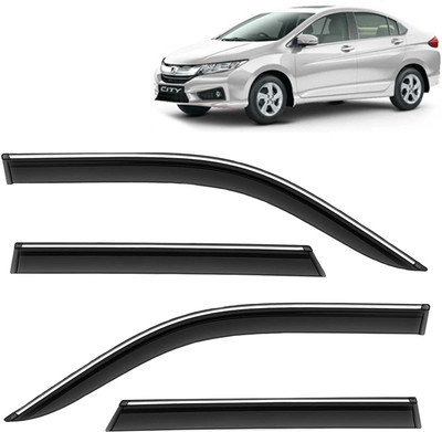 Kingsway For Non-convertibles Front, Rear Wind Deflector(Tinted Honda City)