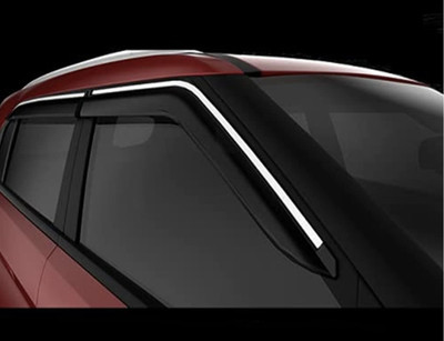 VIZOLT For Non-convertibles Front Wind Deflector(Tinted Tata NA)
