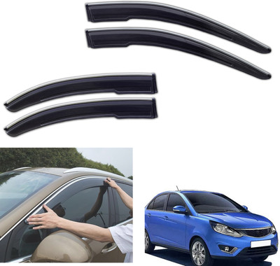PEEPS STORE For Non-convertibles Front, Rear Wind Deflector(Tinted Tata Zest)