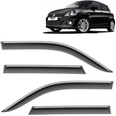 Kingsway For Non-convertibles Front, Rear Wind Deflector(Tinted Maruti Swift)