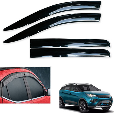 PEEPS STORE For Non-convertibles Front, Rear Wind Deflector(NA Tata Nexon EV XM)