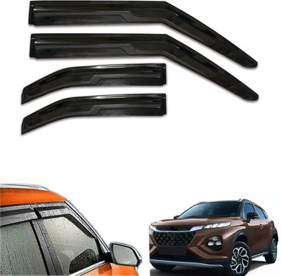 motobridge For Non-convertibles Front, Rear Wind Deflector(Tinted Maruti NA)