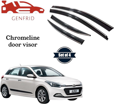 GENFRID For Non-convertibles Front Wind Deflector(Tinted HYUNDAI Elite i20)