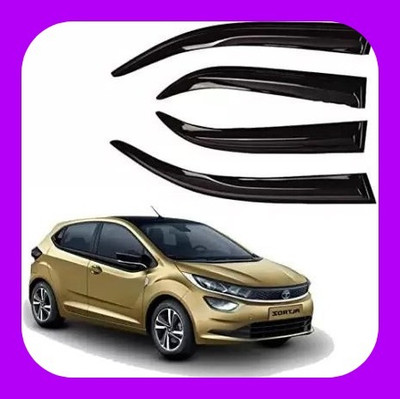 ANiiTEK For Non-convertibles Rear, Front Wind Deflector(Tinted Tata Altroz XE Petrol)