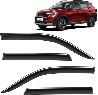 Kingsway For Non-convertibles Front, Rear Wind Deflector(Tinted Kia Sonet)