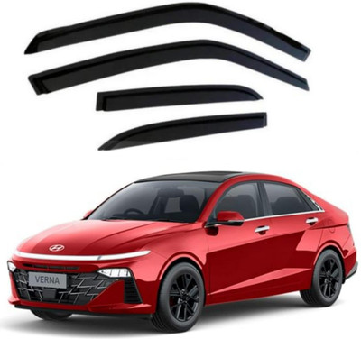 Ds enterprise For Non-convertibles Front, Rear Wind Deflector(Tinted HYUNDAI Verna)