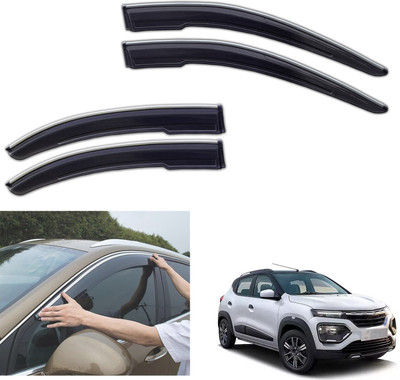 PEEPS STORE For Non-convertibles Front, Rear Wind Deflector(Tinted Renault Kwid 1.0 RXT Petrol)