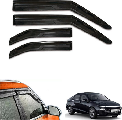 motobridge For Non-convertibles Front, Rear Wind Deflector(Tinted Hyundai Verna VTVT 1.4 E Petrol)