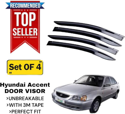 GENFRIDD For Non-convertibles Front Wind Deflector(Tinted Hyundai Accent)