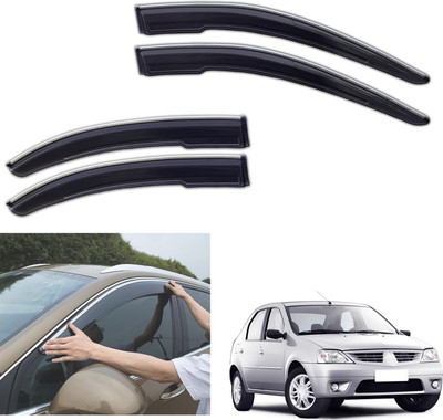 motobridge For Non-convertibles Front, Rear Wind Deflector(Tinted Renault Logan)