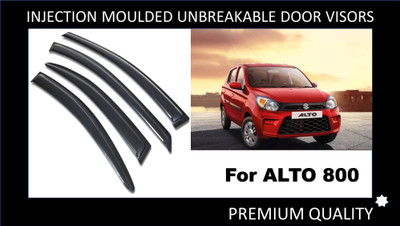 GAURIENTERPRIES For Non-convertibles Front, Rear Wind Deflector(Tinted Maruti Alto 800)