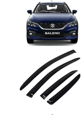 MOTOSHIELD For Non-convertibles Front, Rear Wind Deflector(Tinted Maruti Baleno)