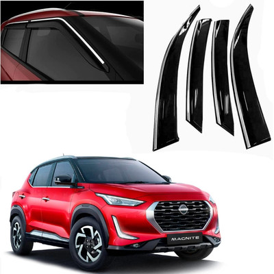 Ds enterprise For Non-convertibles Front, Rear Wind Deflector(Tinted Nissan Magnite)