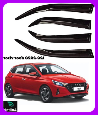 ANiiTEK For Non-convertibles Rear, Front Wind Deflector(Tinted Hyundai i20)