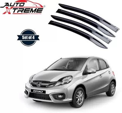 ANiiTEK For Non-convertibles Front, Rear Wind Deflector(Tinted Honda Brio)