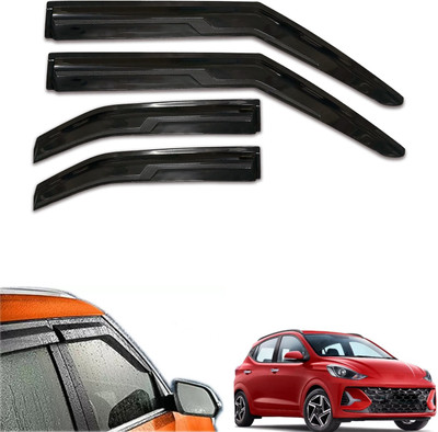motobridge For Non-convertibles Front, Rear Wind Deflector(Tinted Hyundai Grand i10 Nios Asta Petrol)