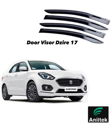 ANiiTEK For Non-convertibles Rear, Front Wind Deflector(Tinted Maruti New Dzire)