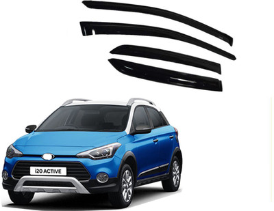 Kunj Autotech For Convertibles Front, Rear Wind Deflector(Tinted Hyundai i20 Active 1.4)