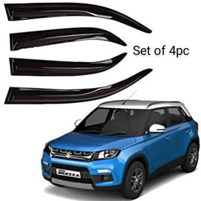 VKUNIVERSE For Non-convertibles Rear, Front Wind Deflector(Clear Maruti NA)