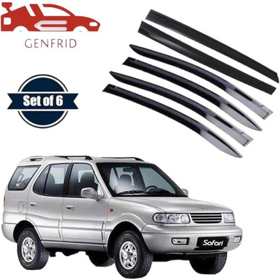 GENFRID For Non-convertibles Front Wind Deflector(Tinted Tata Safari)