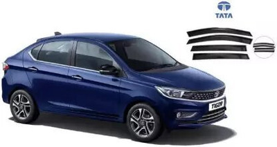 ANiiTEK For Non-convertibles Front, Rear Wind Deflector(Tinted Tata Tigor)