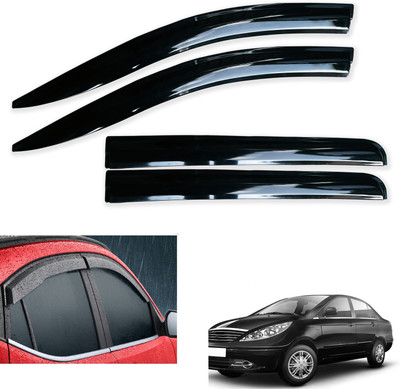 motobridge For Non-convertibles Front, Rear Wind Deflector(NA Tata Indigo Manza)