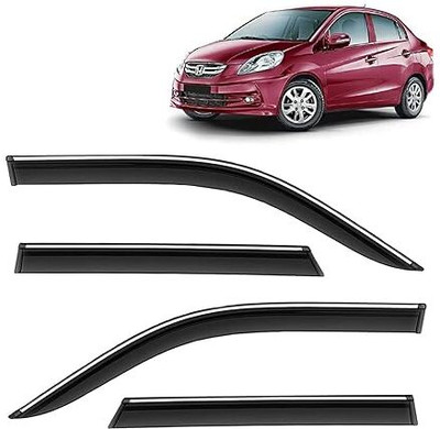 motobridge For Non-convertibles Front, Rear Wind Deflector(Tinted Honda Amaze)
