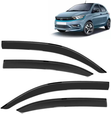 VKUNIVERSE For Non-convertibles Rear, Front Wind Deflector(Clear Tata Tiago)