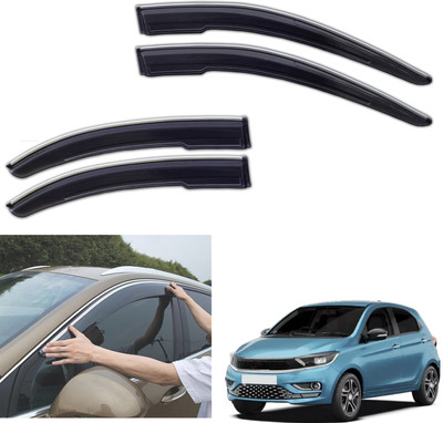 PEEPS STORE For Non-convertibles Front, Rear Wind Deflector(Tinted Tata Tiago XZ Petrol)